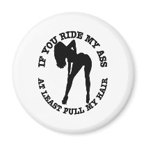 White Sexy Refrigerator Magnet