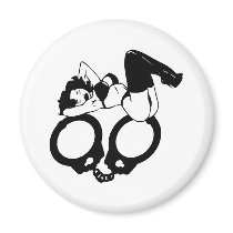 White Sexy Fridge Magnets