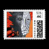 white shaman postage