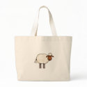 white sheep bags