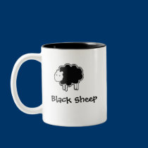 White Sheep Black Sheep 15 oz. mug mugs
