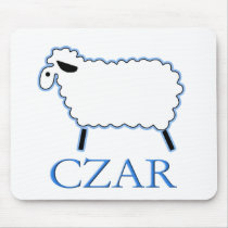 White Sheep Czar mousepads by czarshop White Sheep Czar mousepads