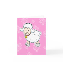 White Sheep note card