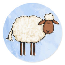 white sheep stickers by cfkaatje white sheep stickers