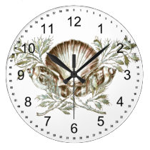 White Shell Wall Clocks