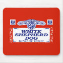 White Shepherd Dog mousepads by dogbreedz White Shepherd Dog mousepads