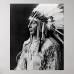 White Shield - Arikara Native American Indian Print
