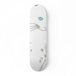 White Siamese Cat Skate Deck