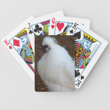White Silkie Chicken Card Deck