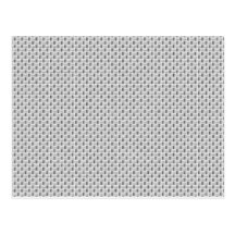 White Silver Carbon Fiber (Faux) Patterned Post Card