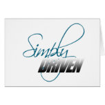 White SimplyDriven Note Card