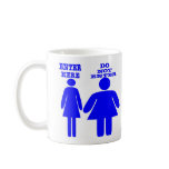White Skinny Fat Girl Enter Not Coffee Mugs