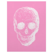 White Skull Design Letterhead Paper! Customizable!