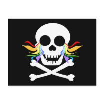 White Skull Tears Postcard
