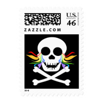 White Skull Tears Stamps