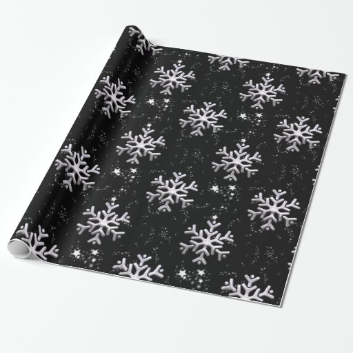 white-snowflakes-on-black-christmas-wrapping-paper-zazzle