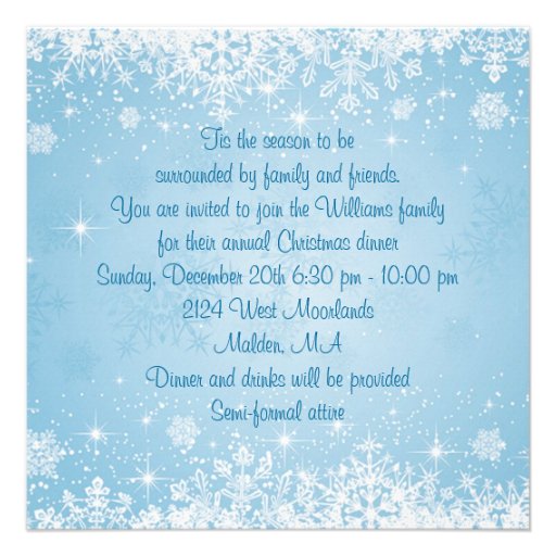 white snowflakes on blue christmas holiday party white snowflakes on blue christmas holiday party