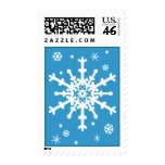 White Snowflakes Stamp