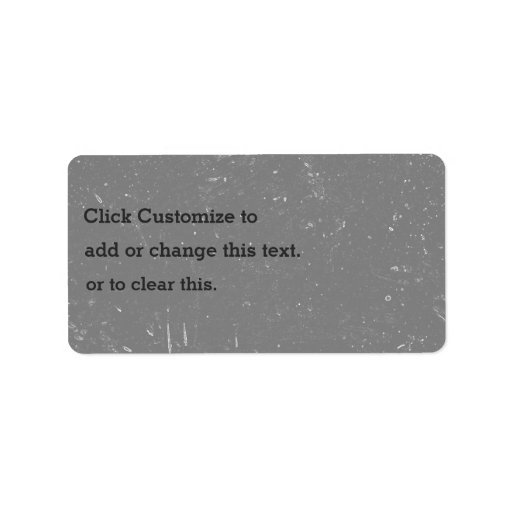 White Specks On A Black Background Label | Zazzle