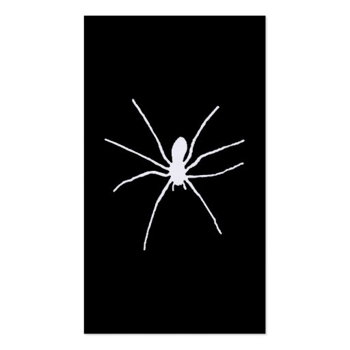 White Spider Business Cards (back side)