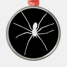 White Spider Ornaments