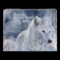 White Spirit Animals Art Calendar 2013 calendars