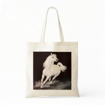 White Stallion Canvas Bags