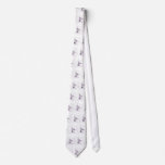 White Standard Poodle Tie