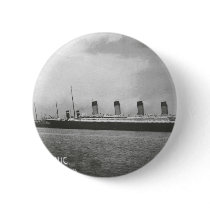 White Star Line - Titanic - Sailing on its Voyage Button