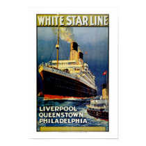 White Star Line to Philadelphia Print