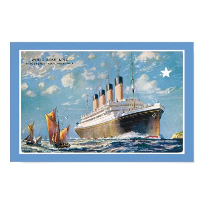 White Star Line's Olympic Print by RetroCommunications
