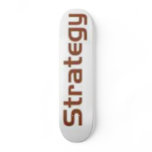 white strategy skate board skateboards
