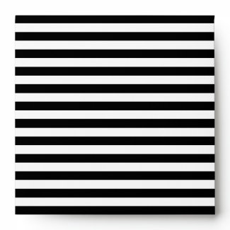 White Striped Envelope envelope