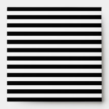 White Striped Envelope