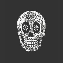 White Sugar Skull t-shirts