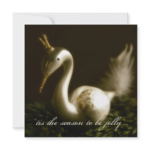 White Swan · Christmas Party Invitation