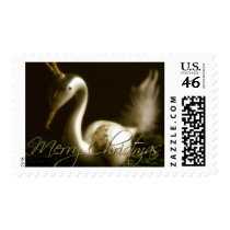 White Swan • Christmas Stamp by SabineStGreetings White Swan • Christmas Stamp