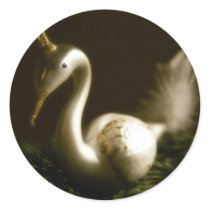 White Swan • Christmas Sticker