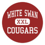 White Swan - Cougars - High - White Swan Sticker