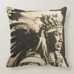 White Swan Sioux Chief Vintage Pillows