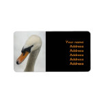 White Swan Wedding labels