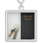 White Swan Wedding Flower Girls necklaces