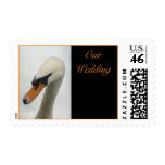 White Swan Wedding stamps
