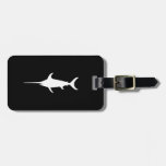 White Swordfish Travel Bag Tag