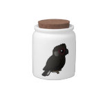 White-tailed Black Cockatoo Candy Jar