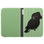White-tailed Black Cockatoo Caseable Kindle Folio