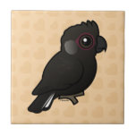 White-tailed Black Cockatoo Tile