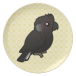 White-tailed Black Cockatoo Plate