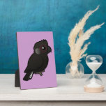 White-tailed Black Cockatoo Photo Plaque