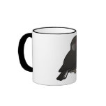 White-tailed Black Cockatoo Ringer Mug